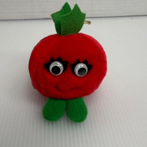 Del Monte CHRISTMAS YUMKINS 11 Fruit Vegetable Stuffed Plush Ornaments 1991 - Picture 8 of 15